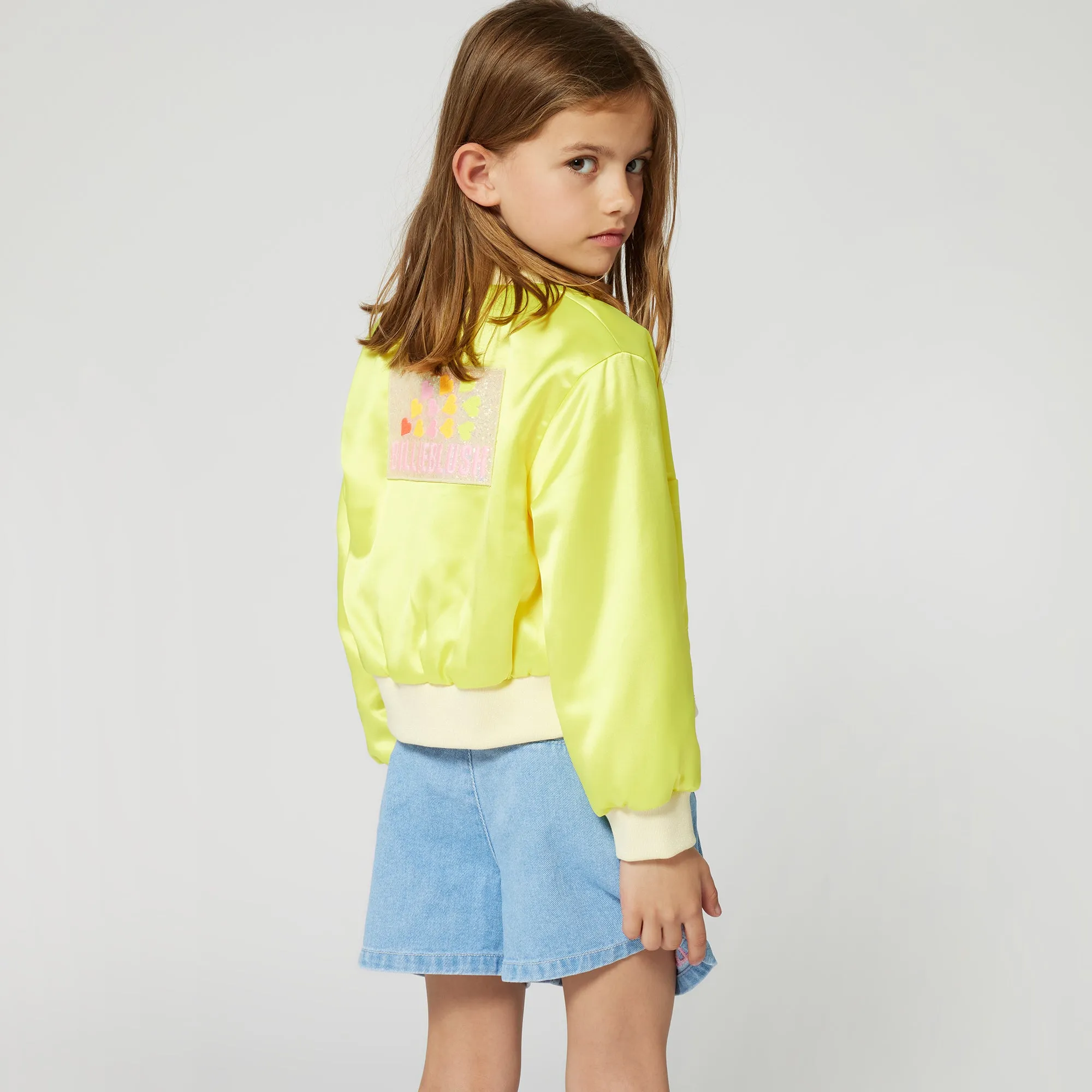 Shorts en jean à paillettes pour filles