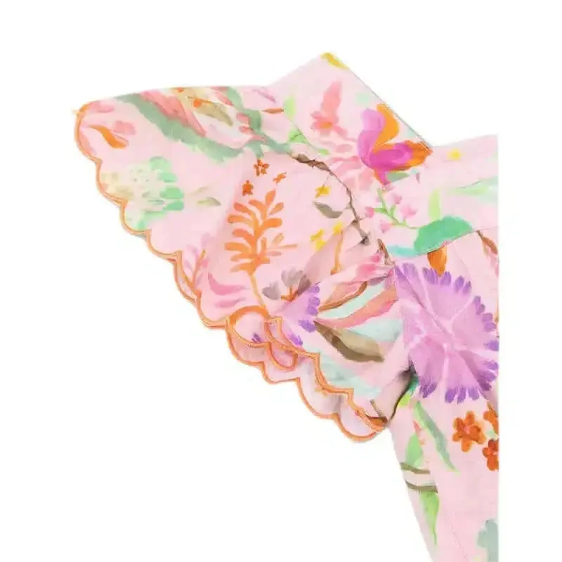 Combinaison Florale Cubaine pour Fille