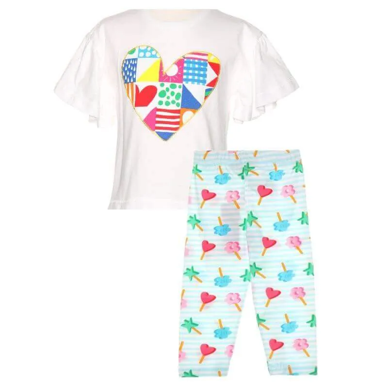 T-shirt & Leggings pour Filles Formentera