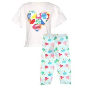 T-shirt & Leggings pour Filles Formentera