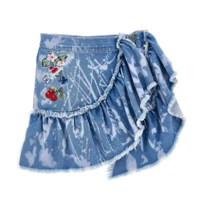 Jupe en Jean à Volants pour Fille