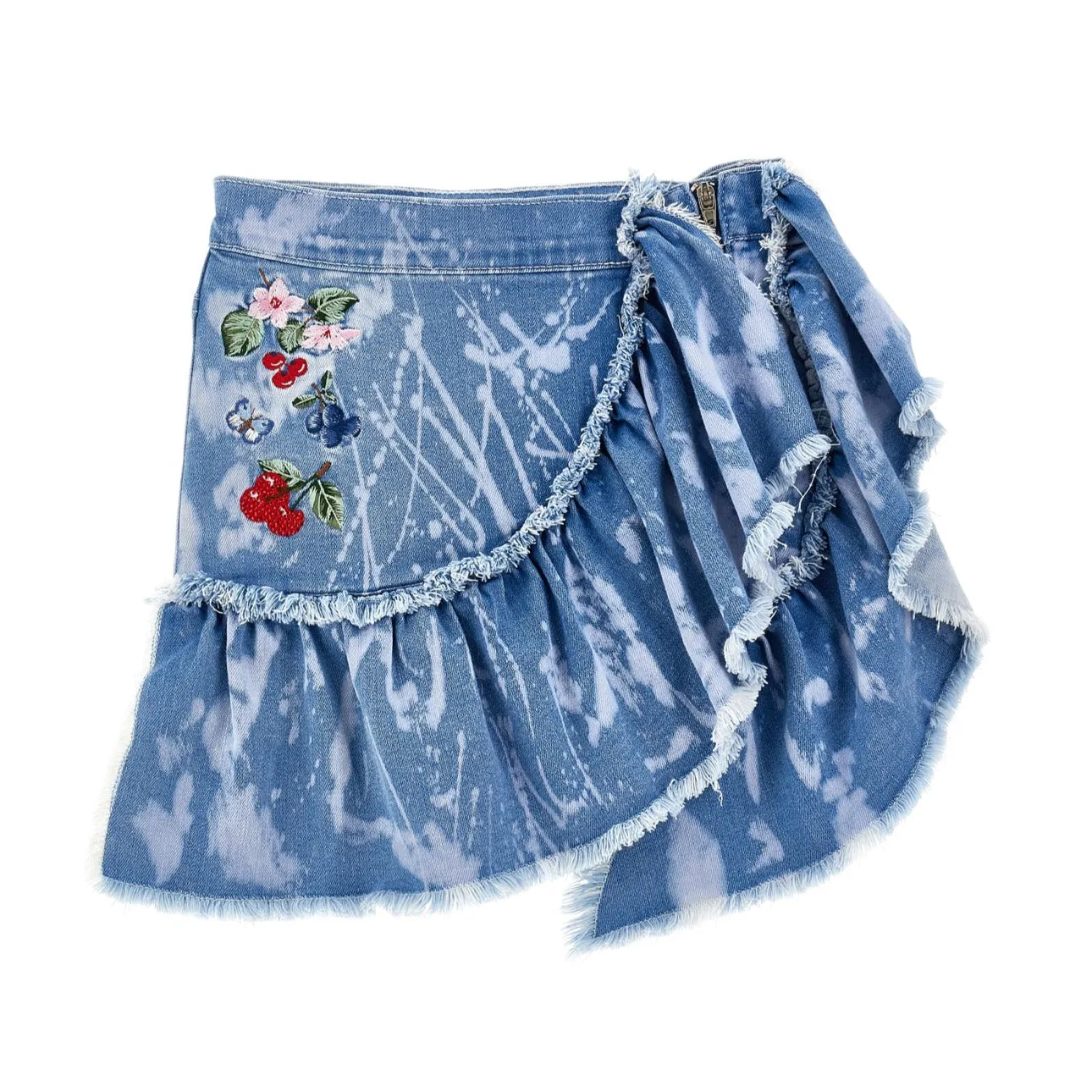 Jupe en Jean à Volants pour Fille