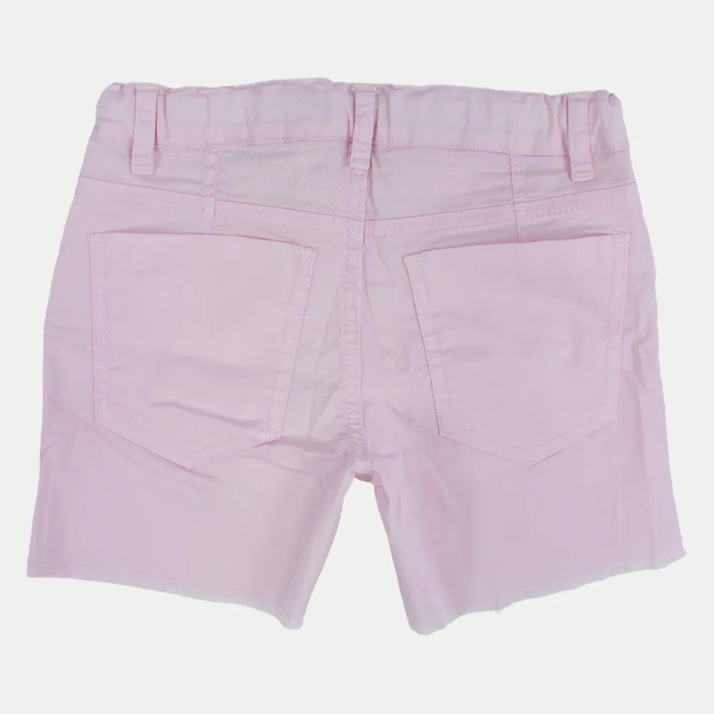 Short en Gabardine pour Filles