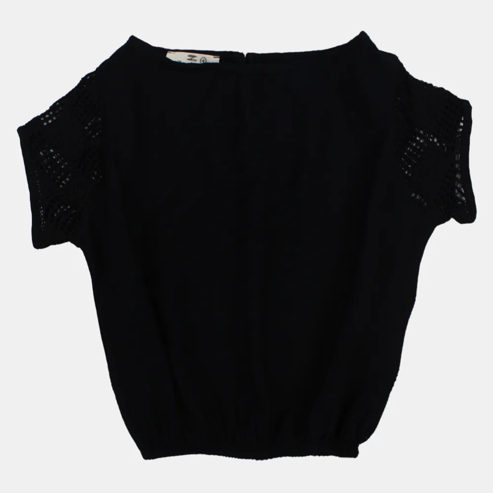 Blouse en Dentelle pour Filles – Manches Courtes