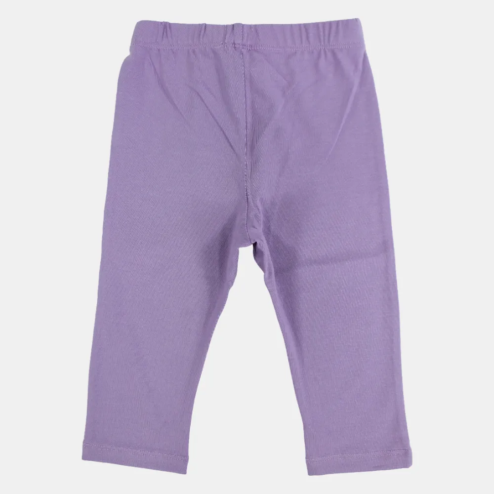 Leggings en Coton Uni pour Filles