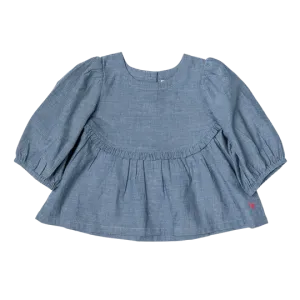 Haut Rowan pour Filles - Chambray