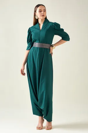 Combinaison Green Alloy avec ceinture à finition métallique