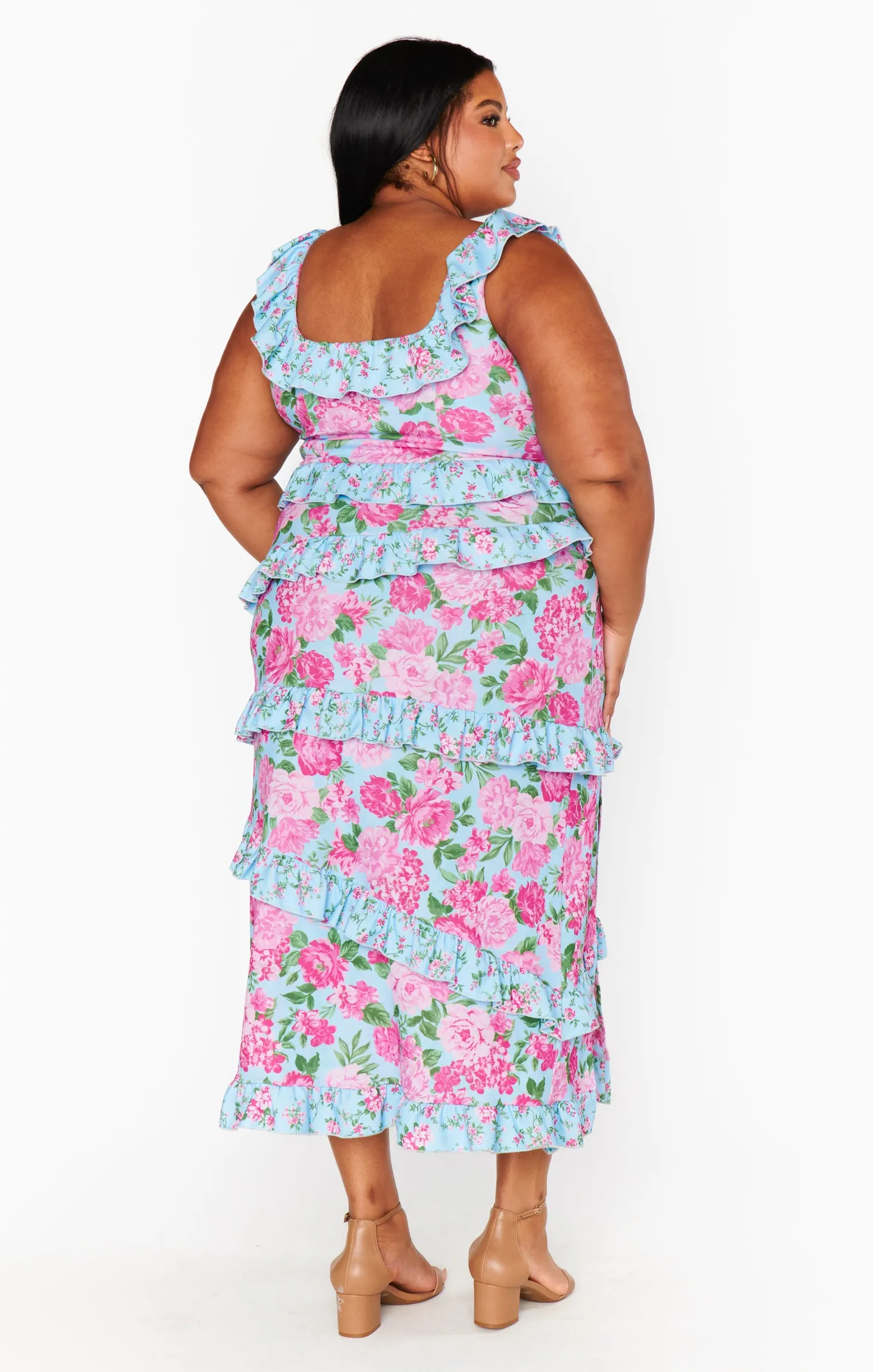 Robe Greta ~ Multifloral Champêtre Élastique