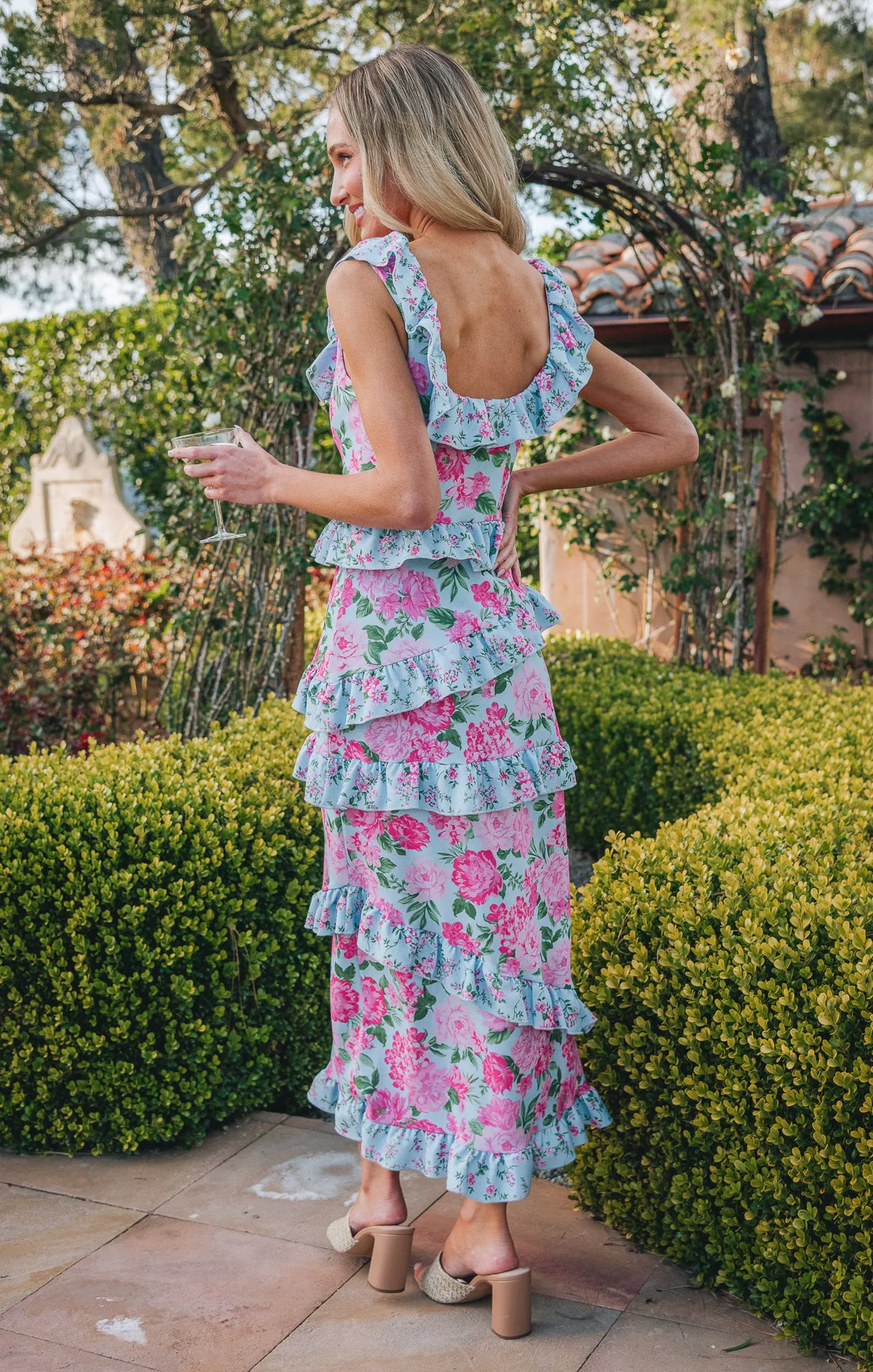 Robe Greta ~ Multifloral Champêtre Élastique