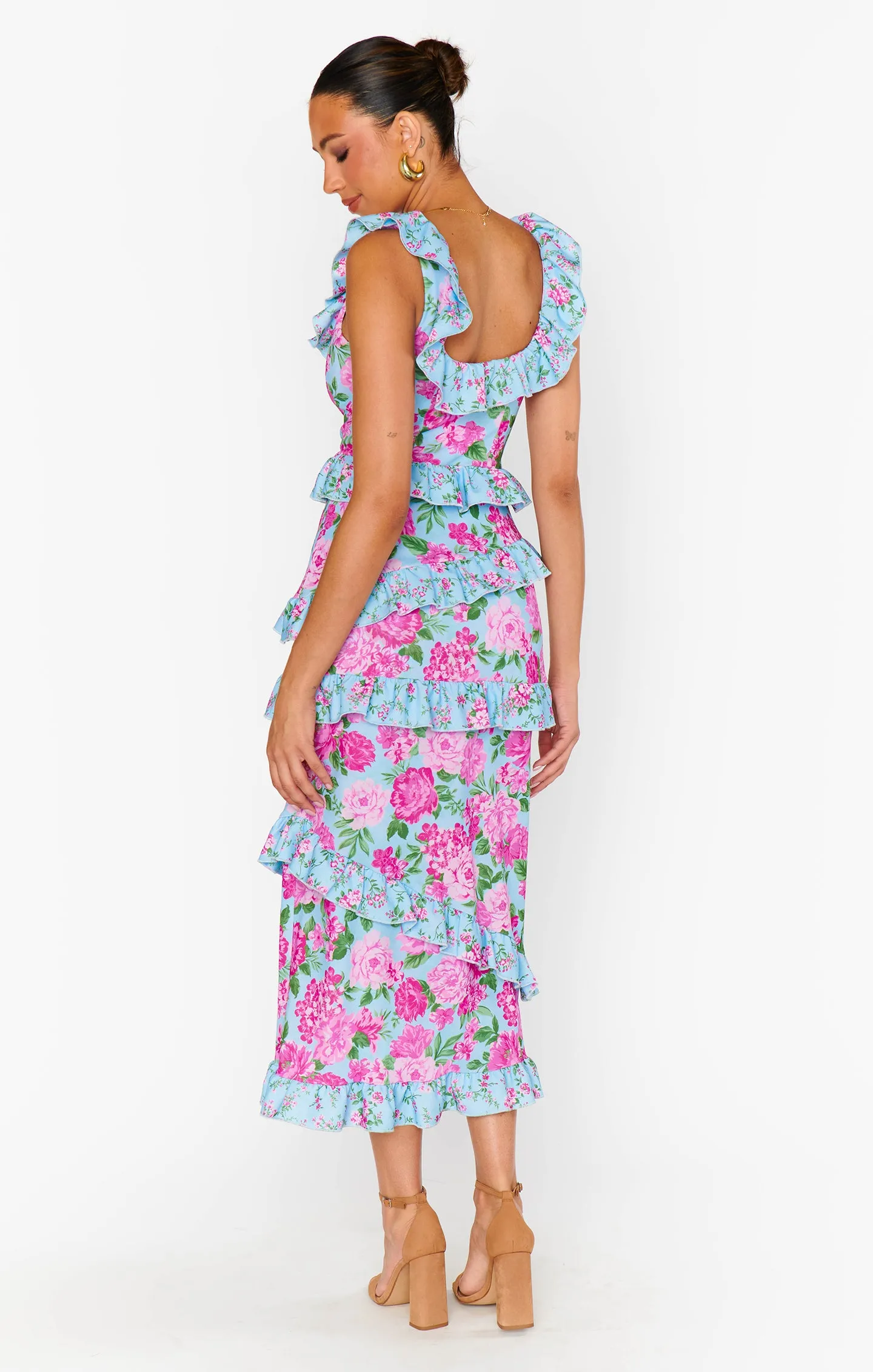 Robe Greta ~ Multifloral Champêtre Élastique