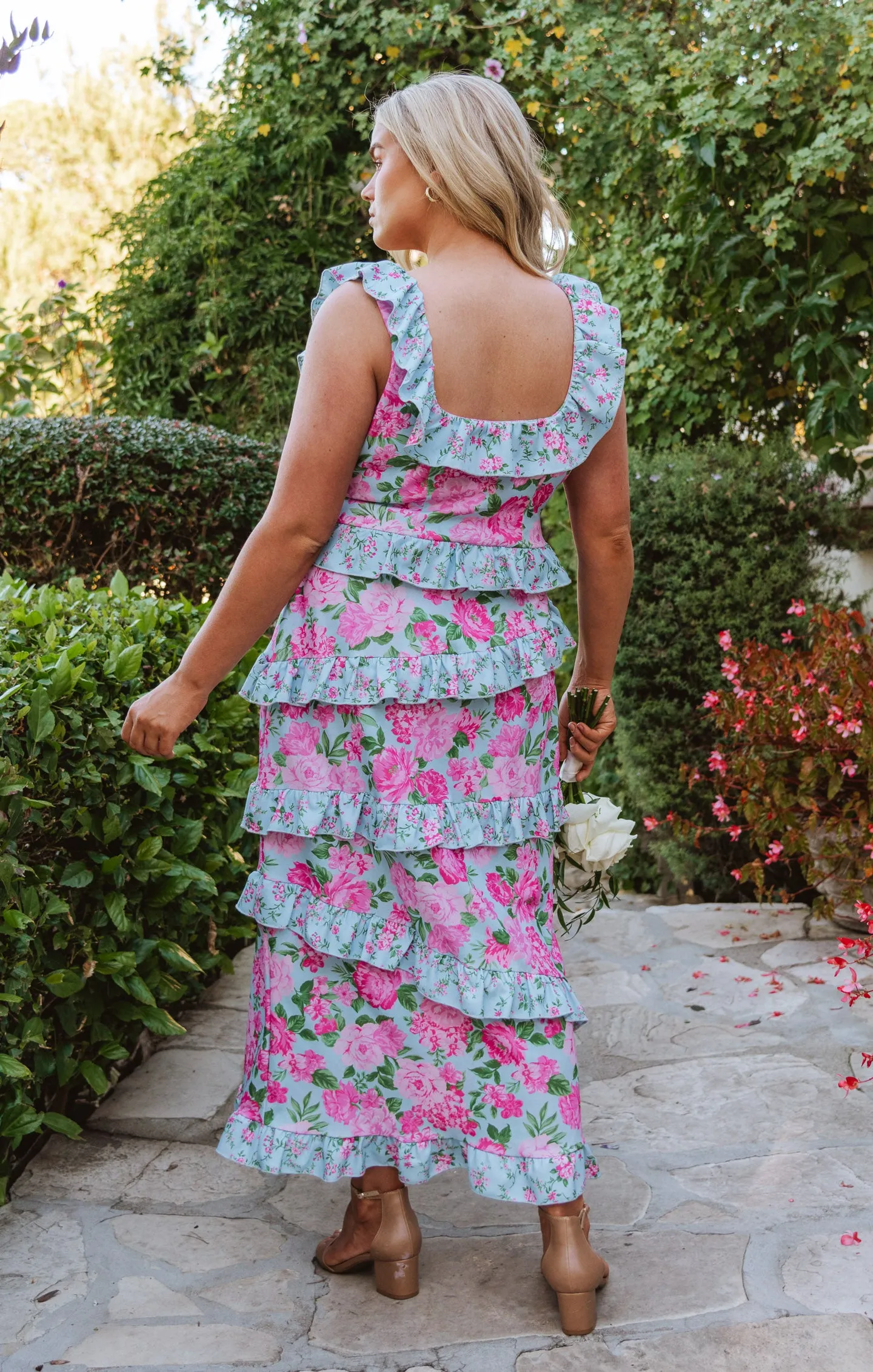 Robe Greta ~ Multifloral Champêtre Élastique