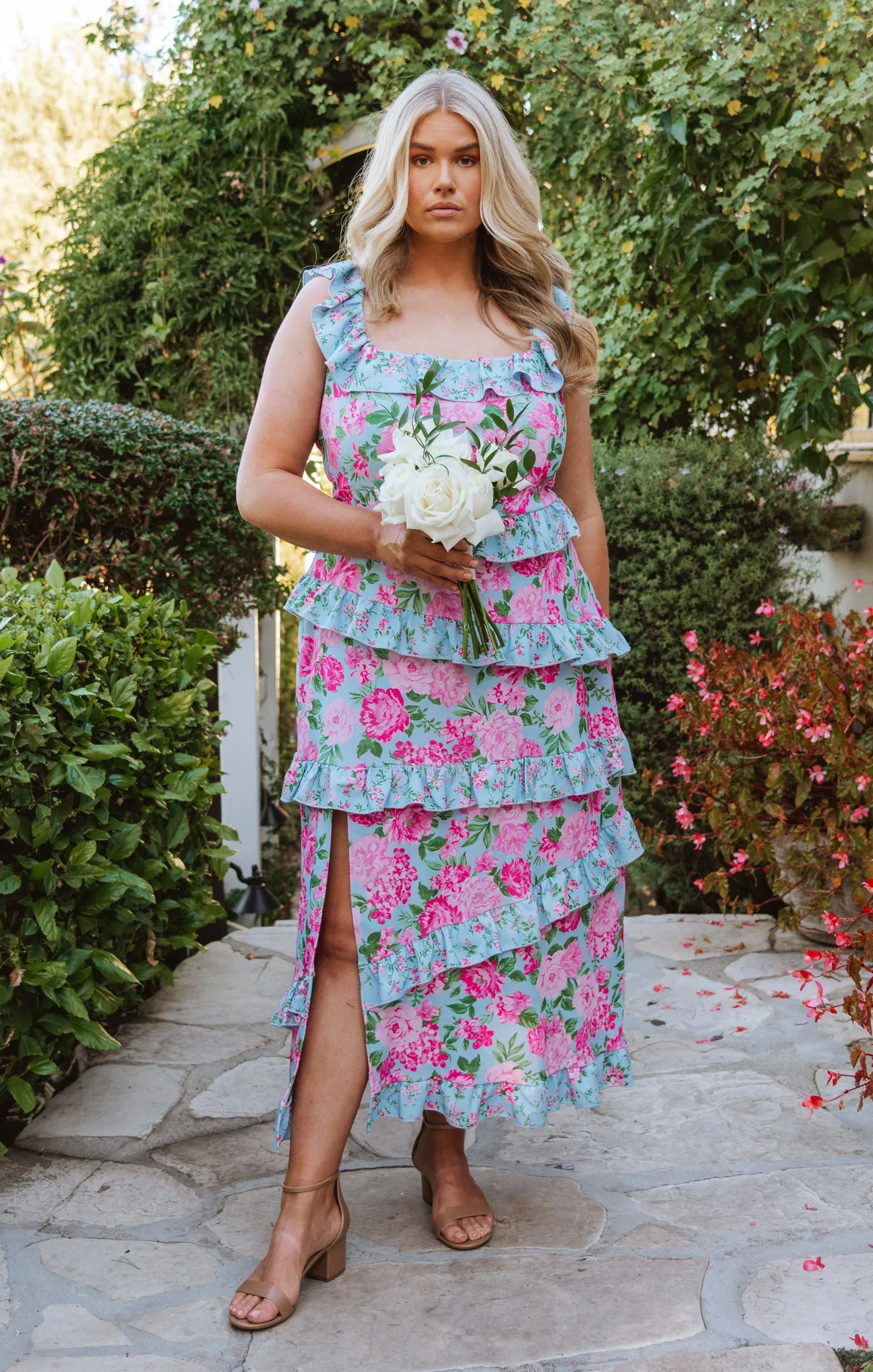Robe Greta ~ Multifloral Champêtre Élastique