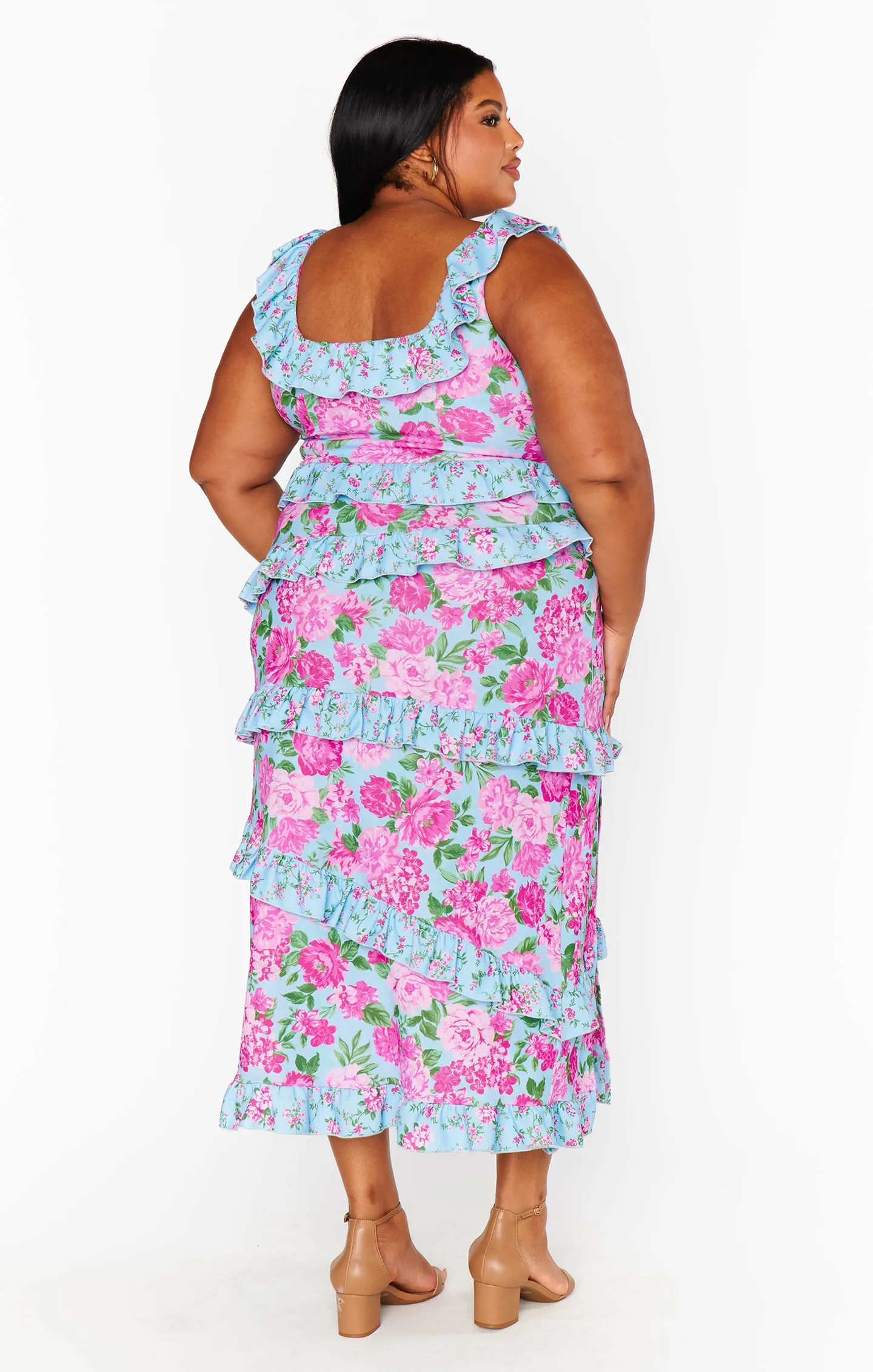 Robe Greta ~ Multifloral Champêtre Élastique
