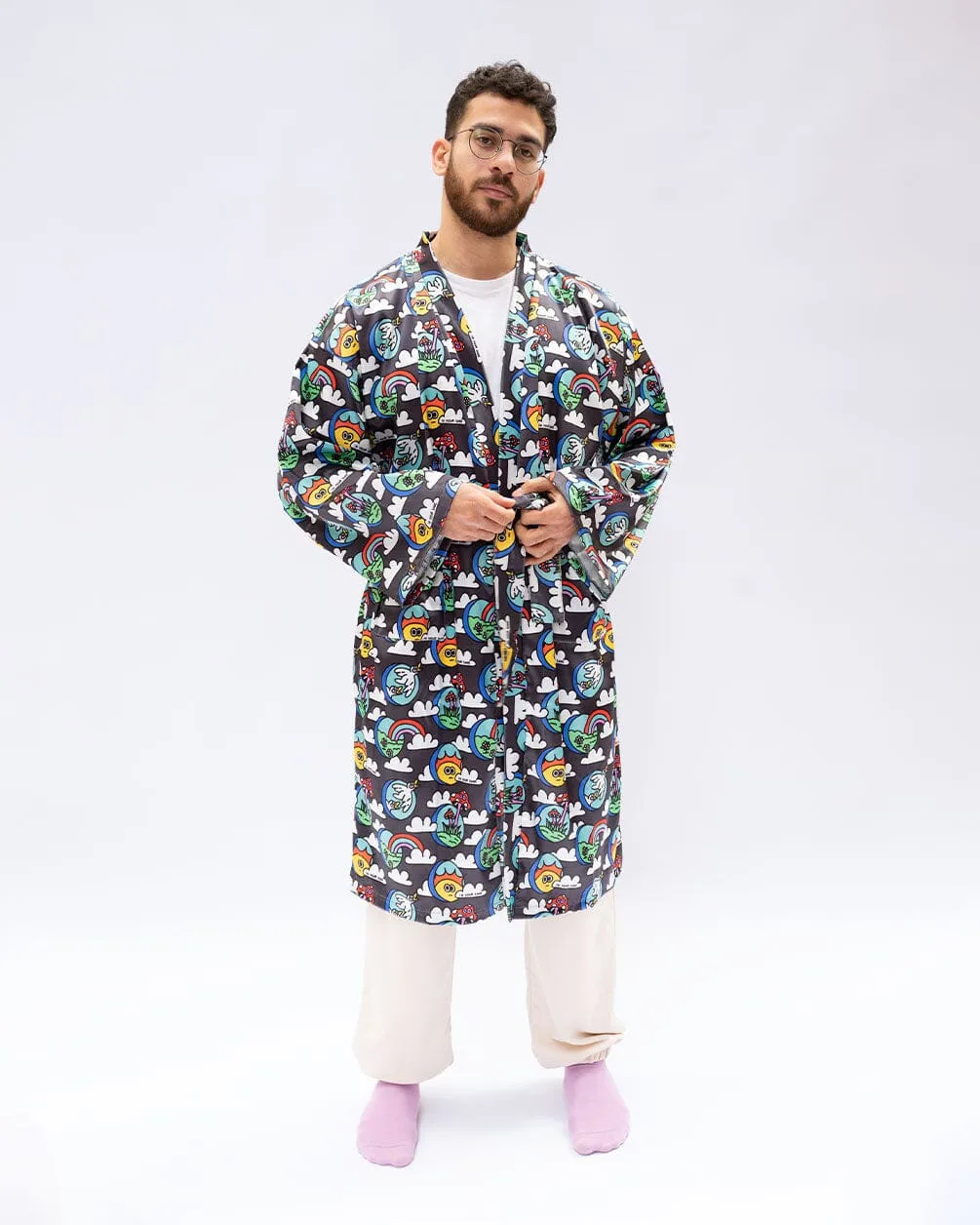 Robe Floppy Nuages Gris