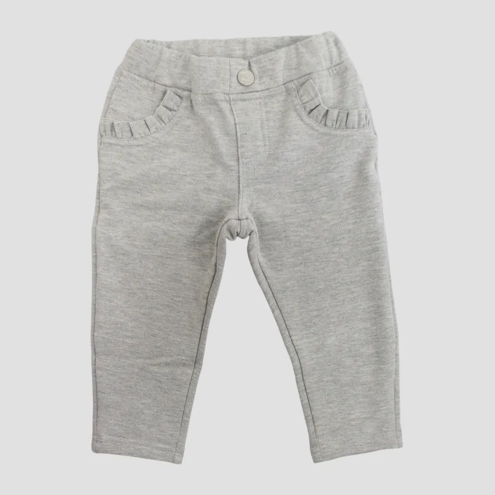Pantalon Confortable Gris