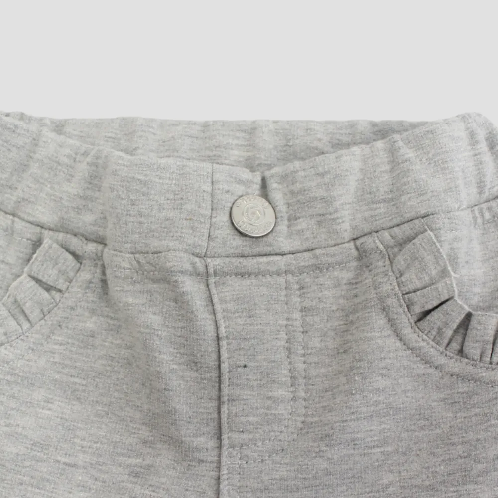 Pantalon Confortable Gris