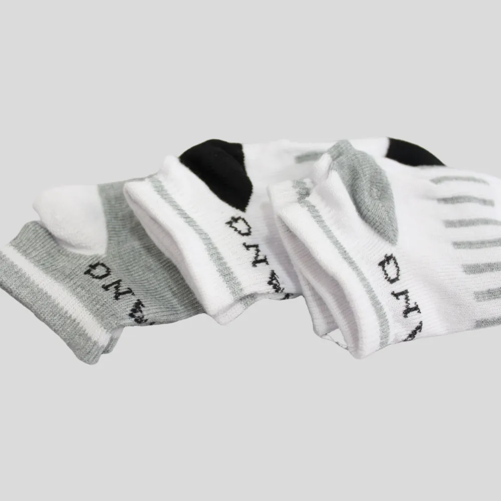 Chaussettes grisâtres (Lot de 3)
