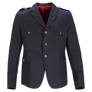 Blazer militaire Gucci avec poches en coton bleu marine