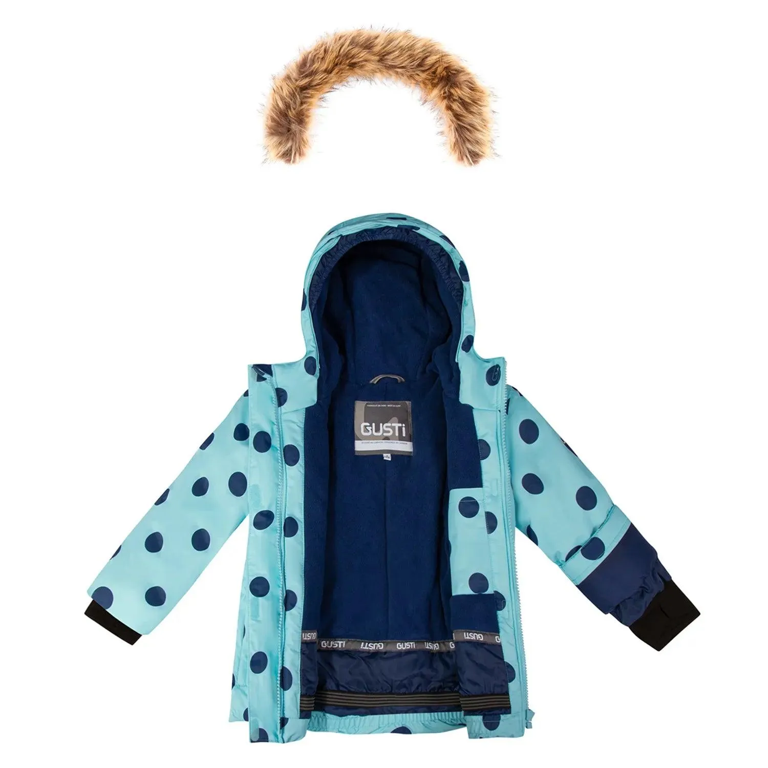 Combinaison neige Gusti Girls - À pois (3T à 13/14 ans) Babykids Gusti