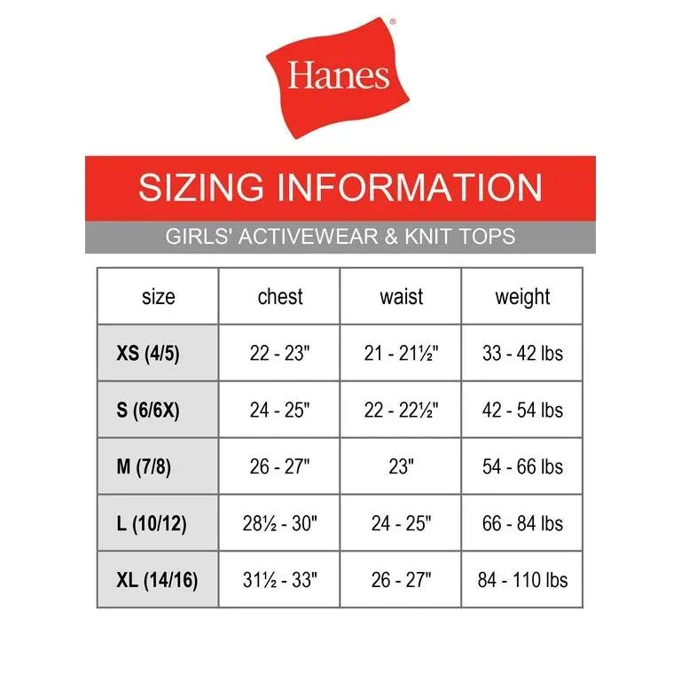 Hanes Débardeurs Super Doux pour Filles - Lot de 5 Hanes Babykids