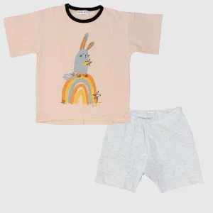 Pyjama à manches courtes Happy Bunny