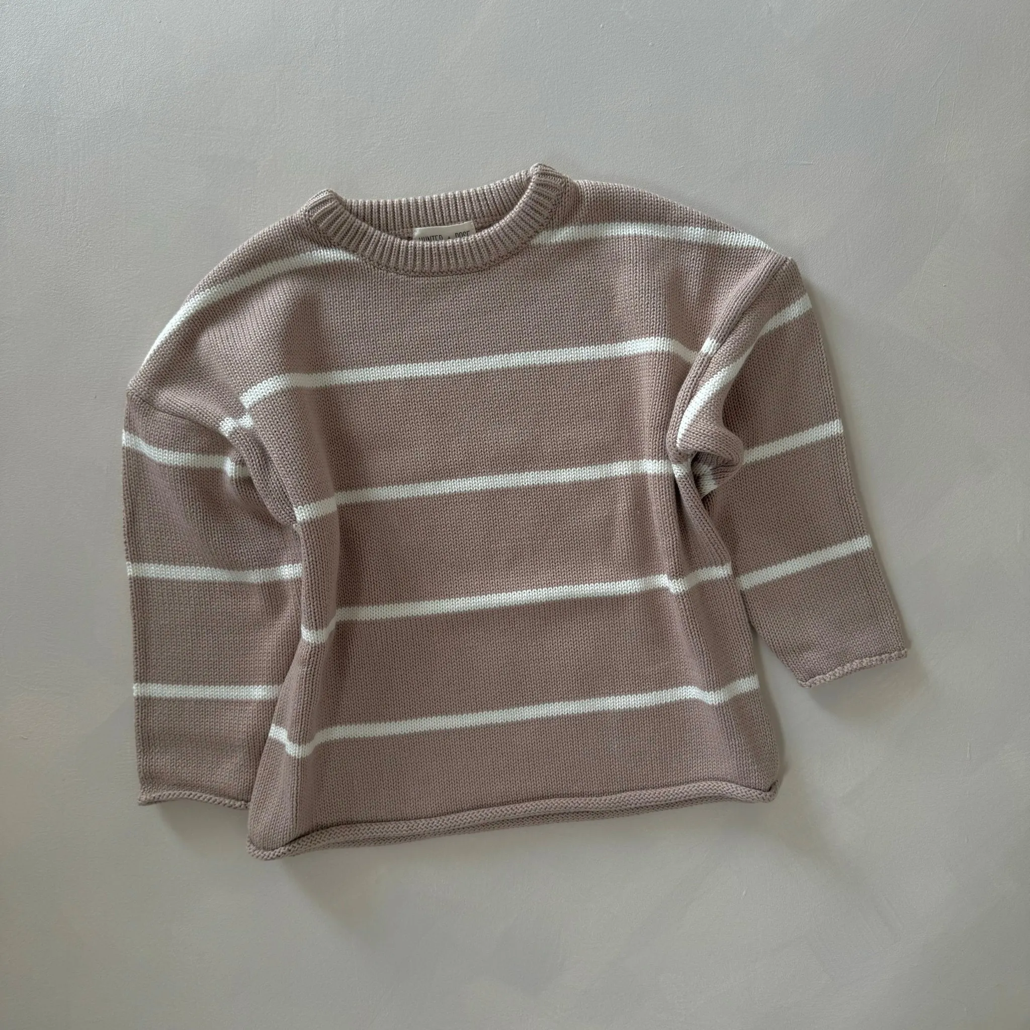 Hunter   Rose : Pull pour enfant Quinn - Rayure fauve