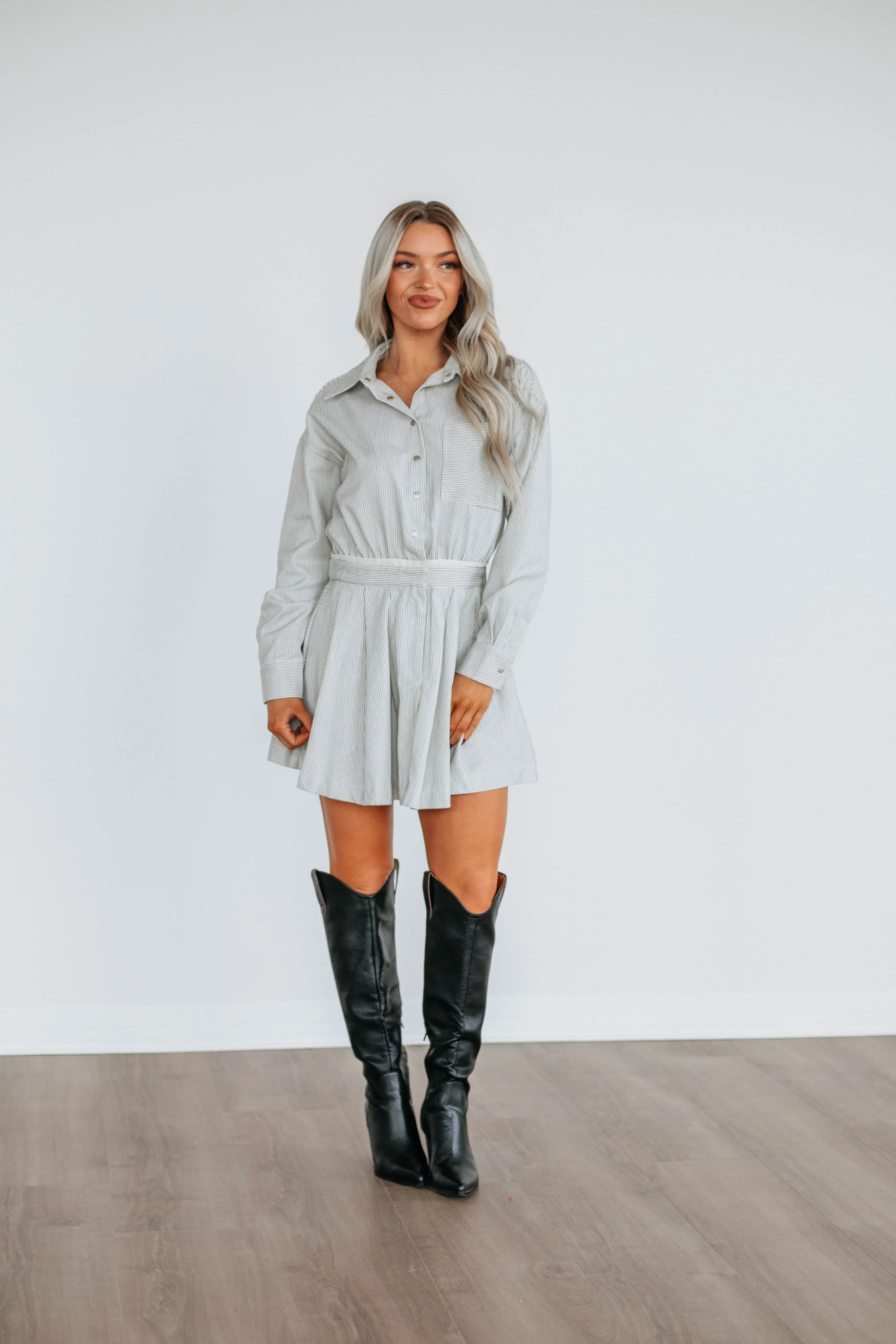 Robe à rayures Idalia