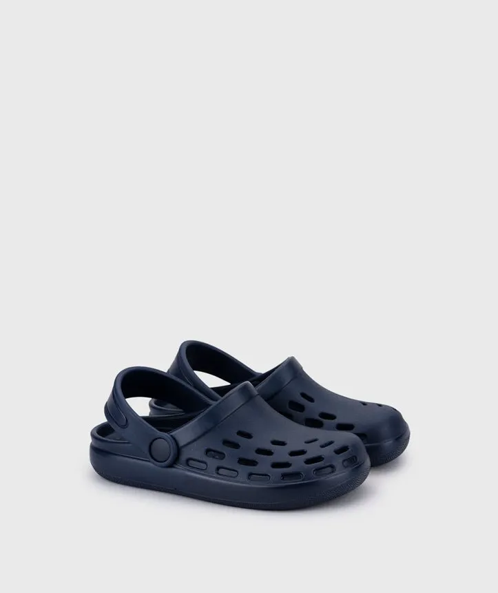 Igor : Claquettes Sport Enfants - Bleu Marino