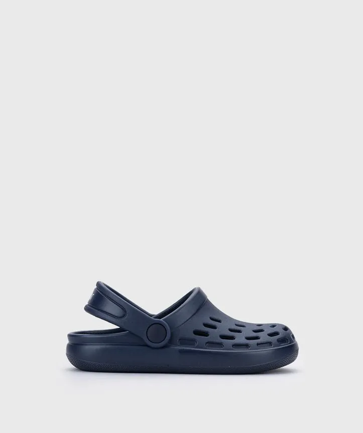 Igor : Claquettes Sport Enfants - Bleu Marino