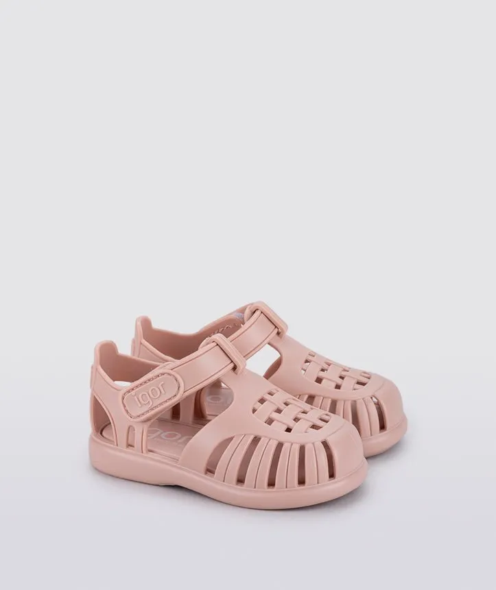 Igor : Sandales en gelée Tobby Kids - Rose maquillage