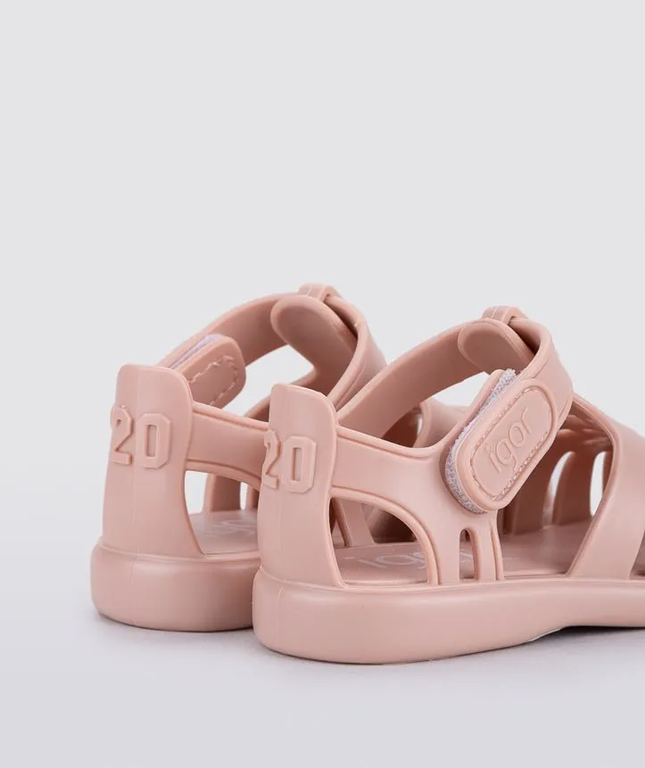 Igor : Sandales en gelée Tobby Kids - Rose maquillage
