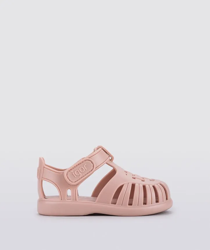 Igor : Sandales en gelée Tobby Kids - Rose maquillage