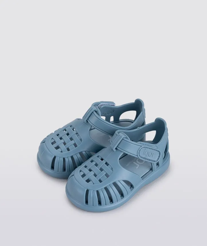 Igor : Sandales en gelée Tobby Kids - Bleu Océan
