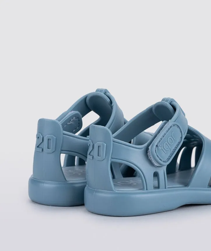 Igor : Sandales en gelée Tobby Kids - Bleu Océan
