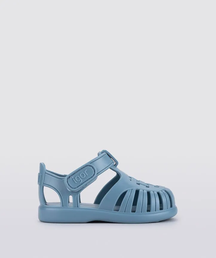 Igor : Sandales en gelée Tobby Kids - Bleu Océan