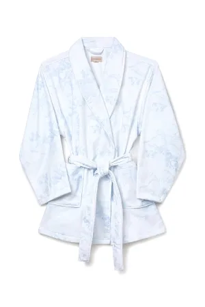 Peignoir en coton indépendant - NUAGE BLEU