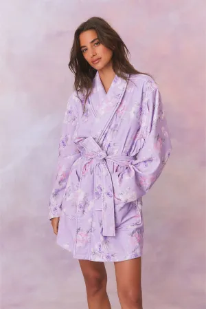 Peignoir en coton indépendant - HIBISCUS