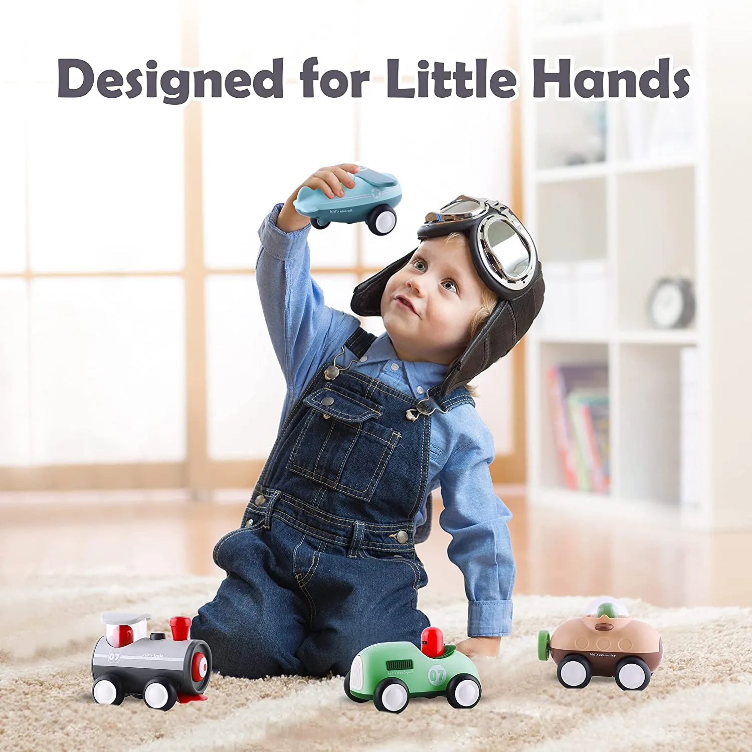 Véhicules à inertie pour bébés - Jeu de voitures électroniques à friction