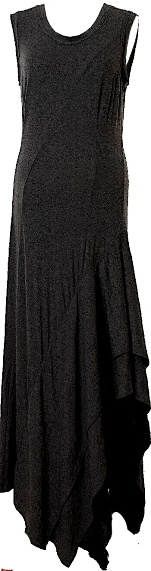 IVAN GRUNDAHL COPENHAGEN. Robe longue sans manches en viscose gris mélangé