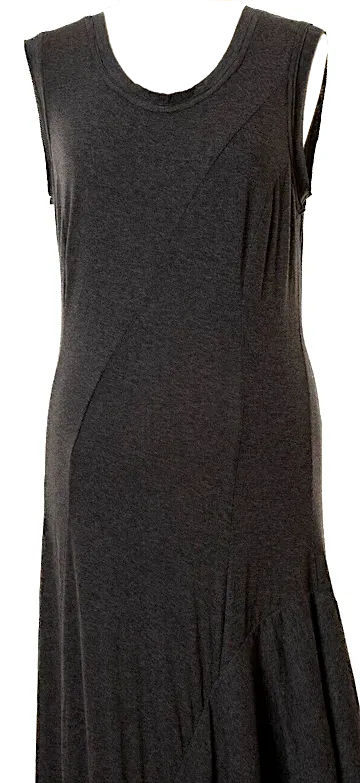 IVAN GRUNDAHL COPENHAGEN. Robe longue sans manches en viscose gris mélangé
