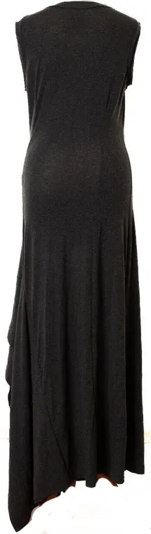 IVAN GRUNDAHL COPENHAGEN. Robe longue sans manches en viscose gris mélangé