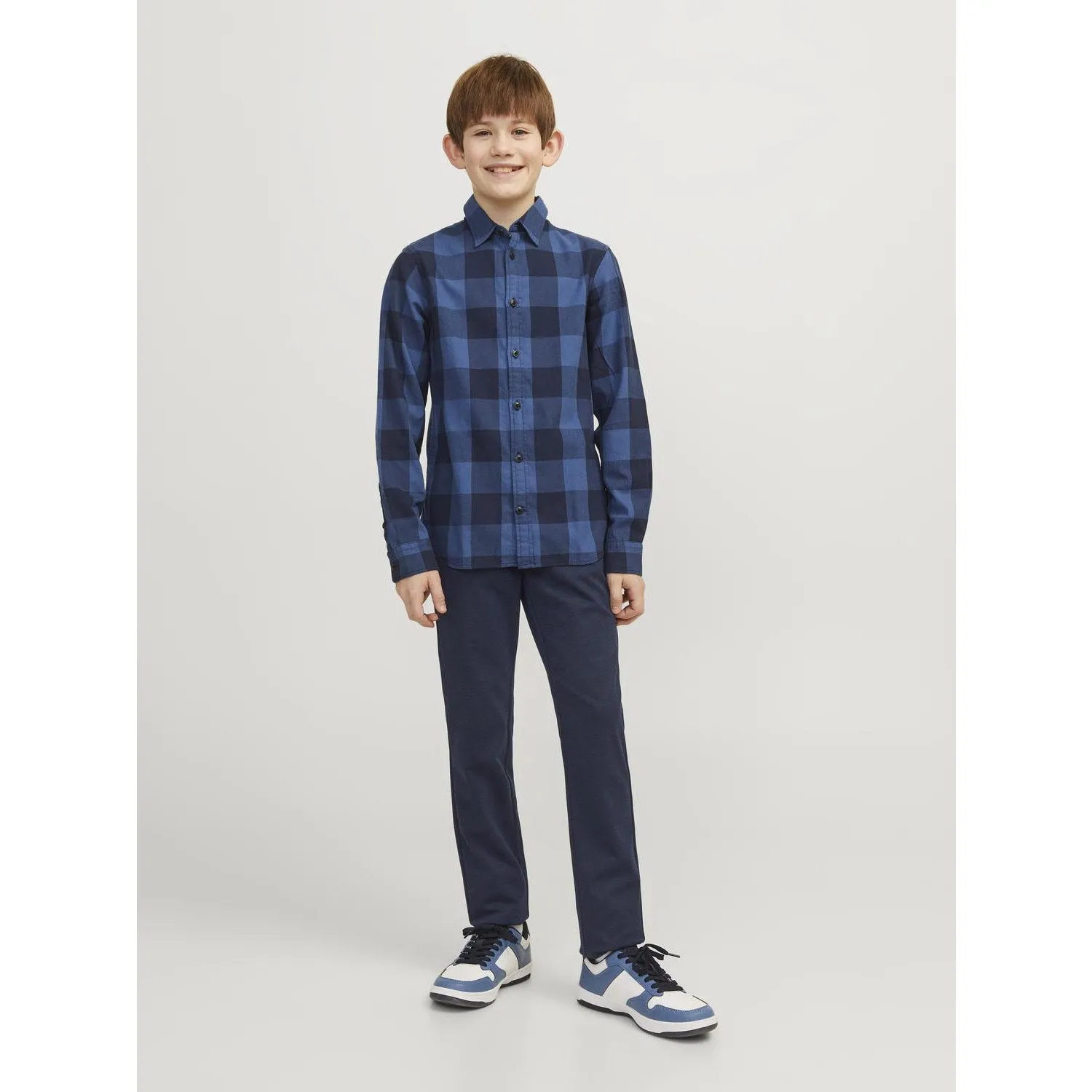 Jack & Jones Junior Veste en laine marine Marco Cooper Pantalon chino Jack Jones Junior