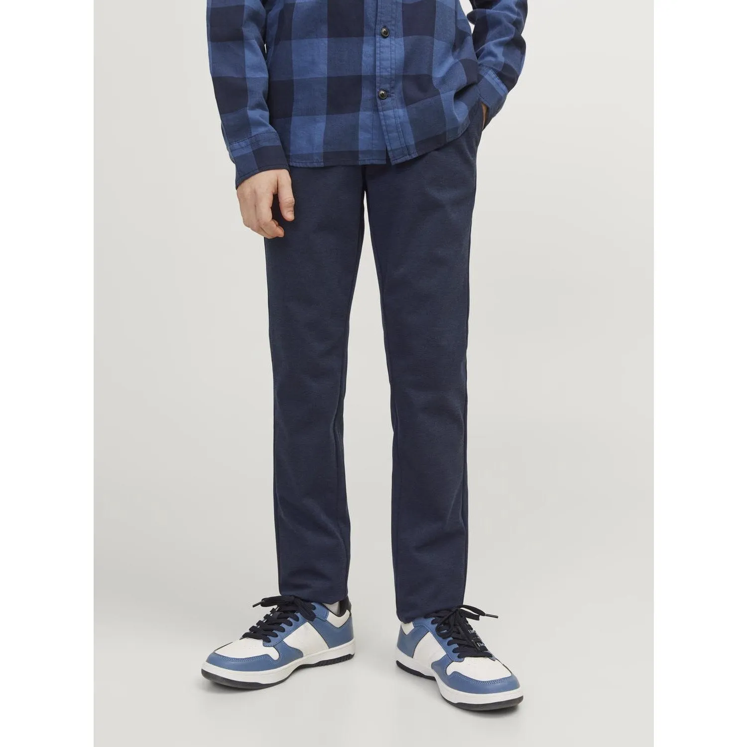 Jack & Jones Junior Veste en laine marine Marco Cooper Pantalon chino Jack Jones Junior
