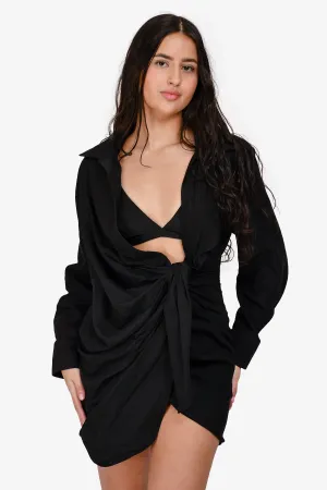 Jacquemus Robe 'La Robe Bahia' Noire Taille 36