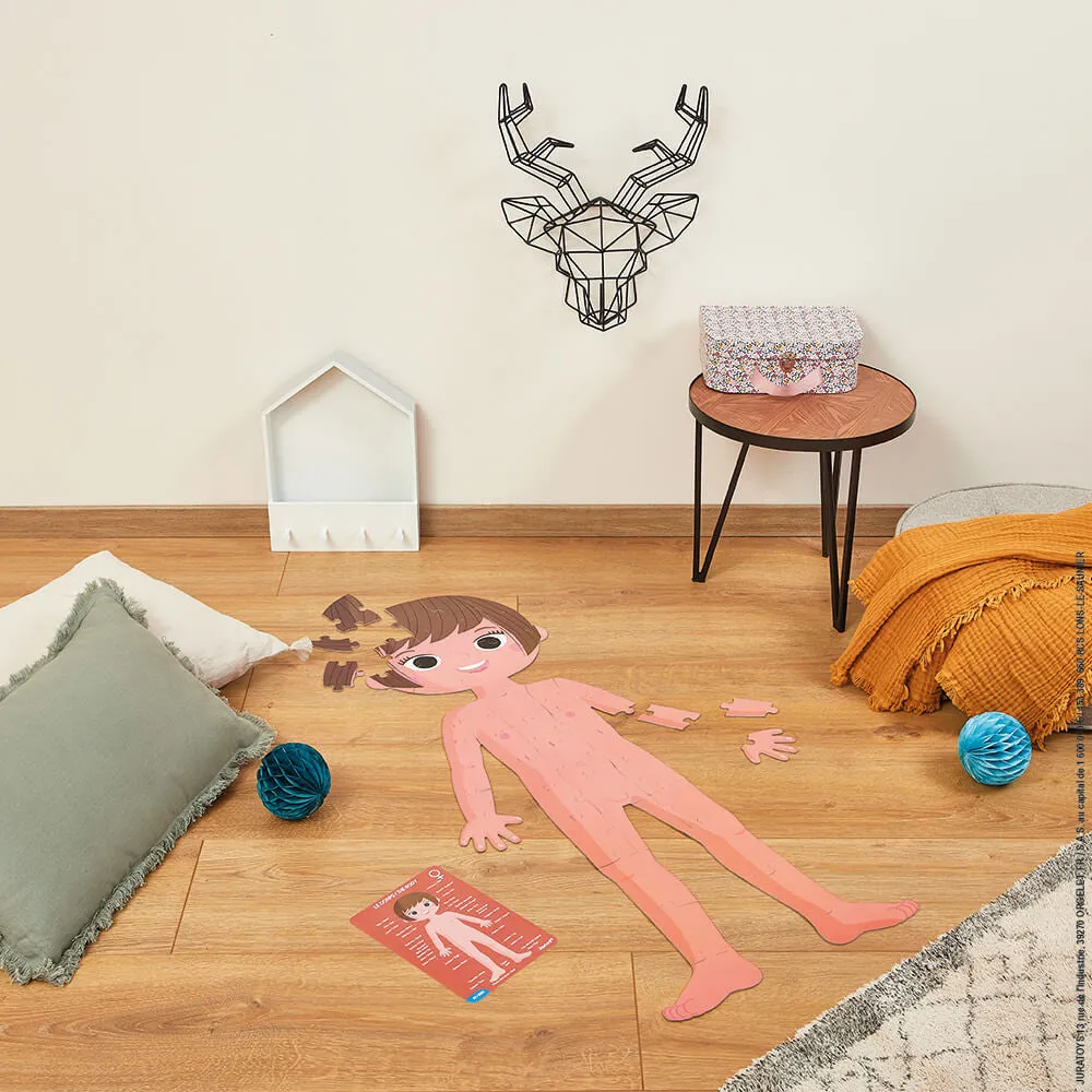Janod - Ensemble de 4 puzzles géants pour découvrir le corps humain