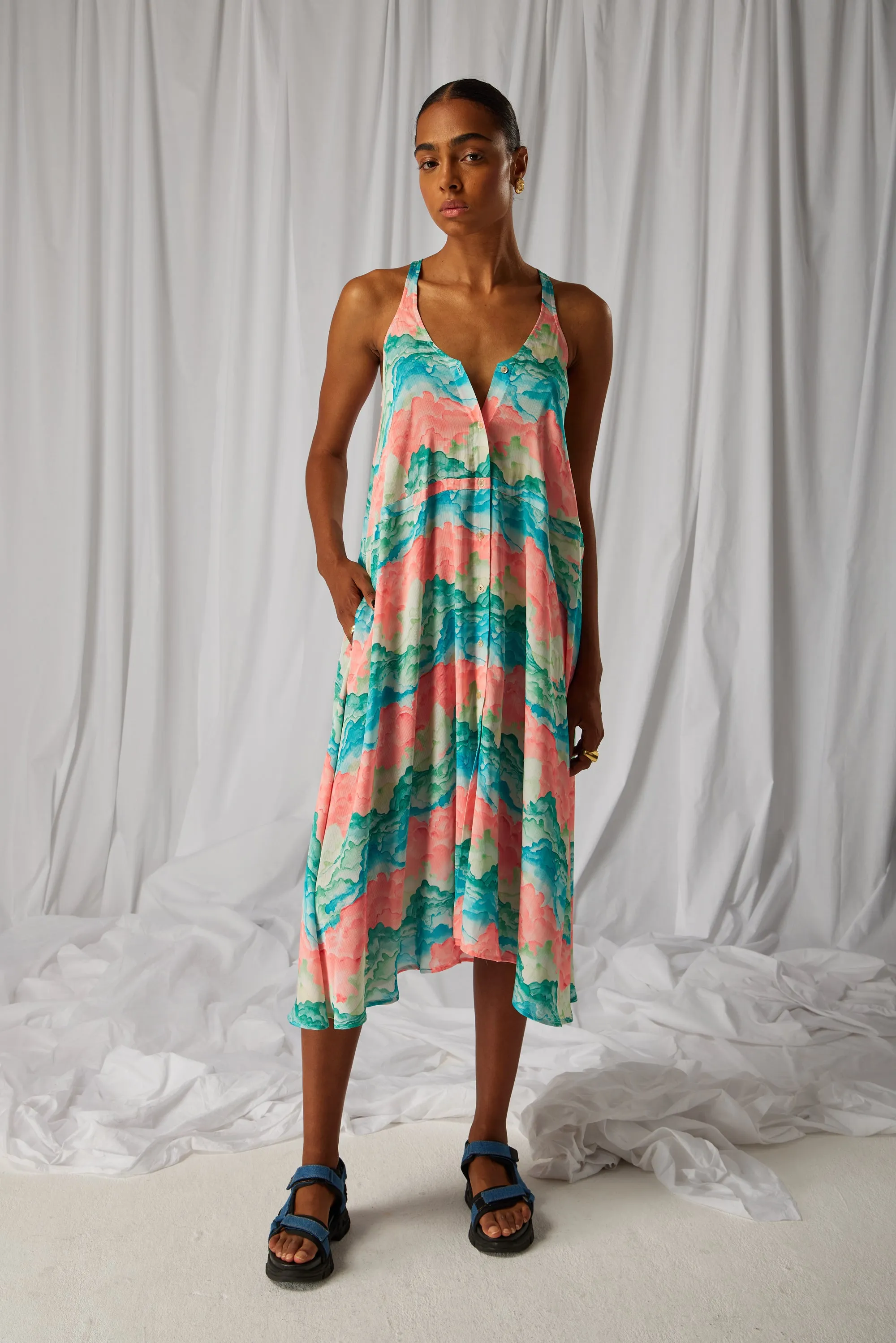 Robe Java en impression Nuit Blanche