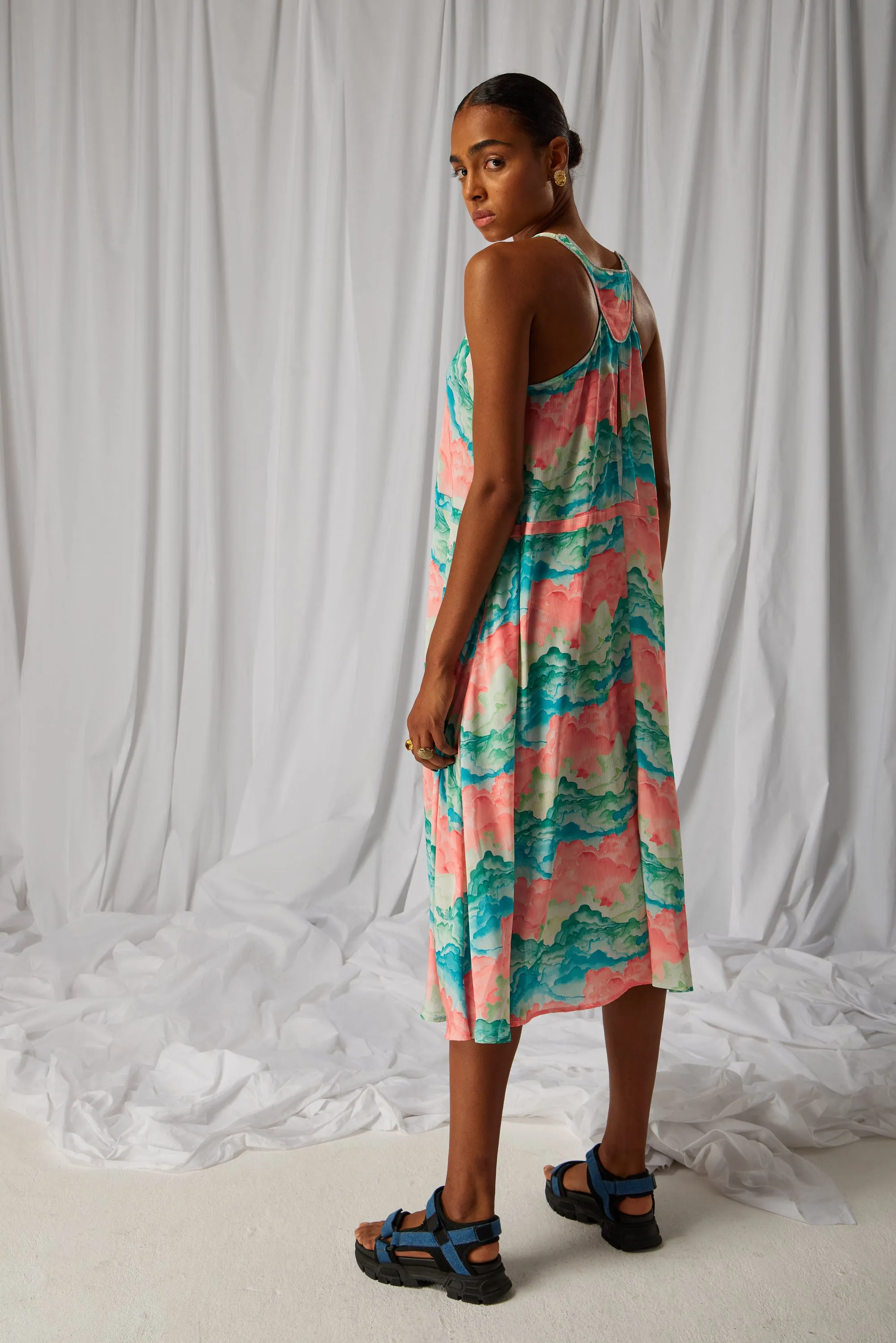 Robe Java en impression Nuit Blanche