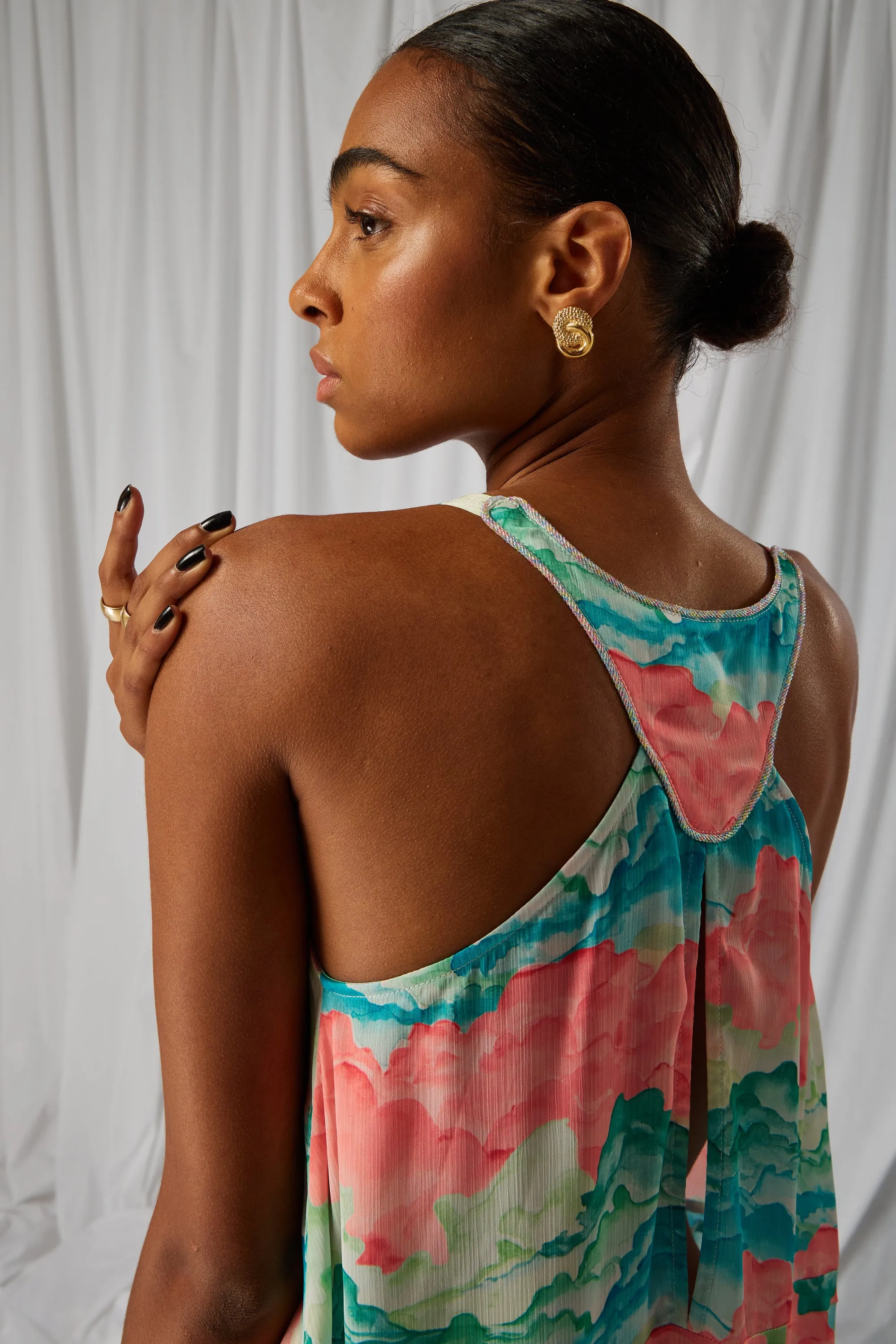 Robe Java en impression Nuit Blanche