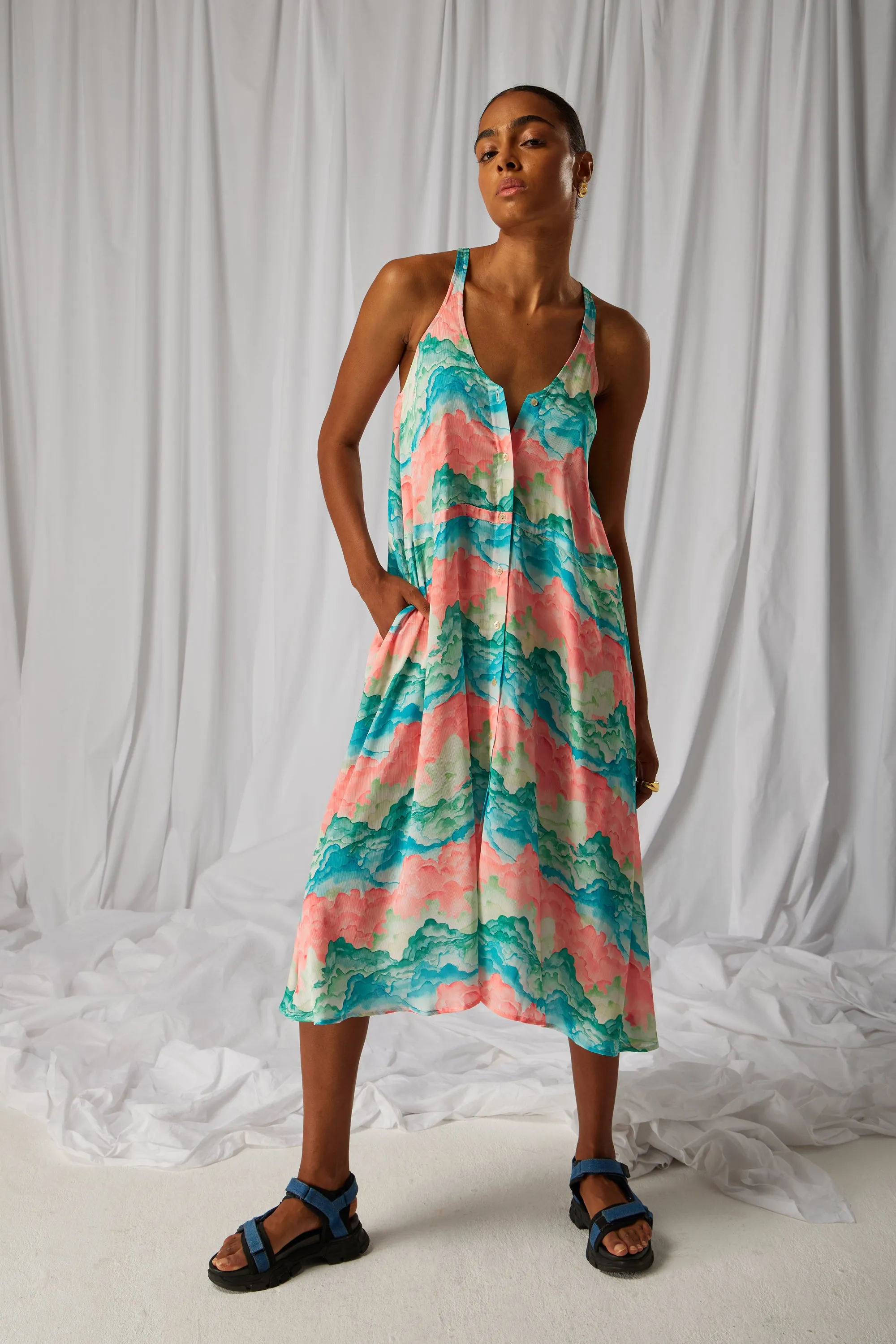 Robe Java en impression Nuit Blanche