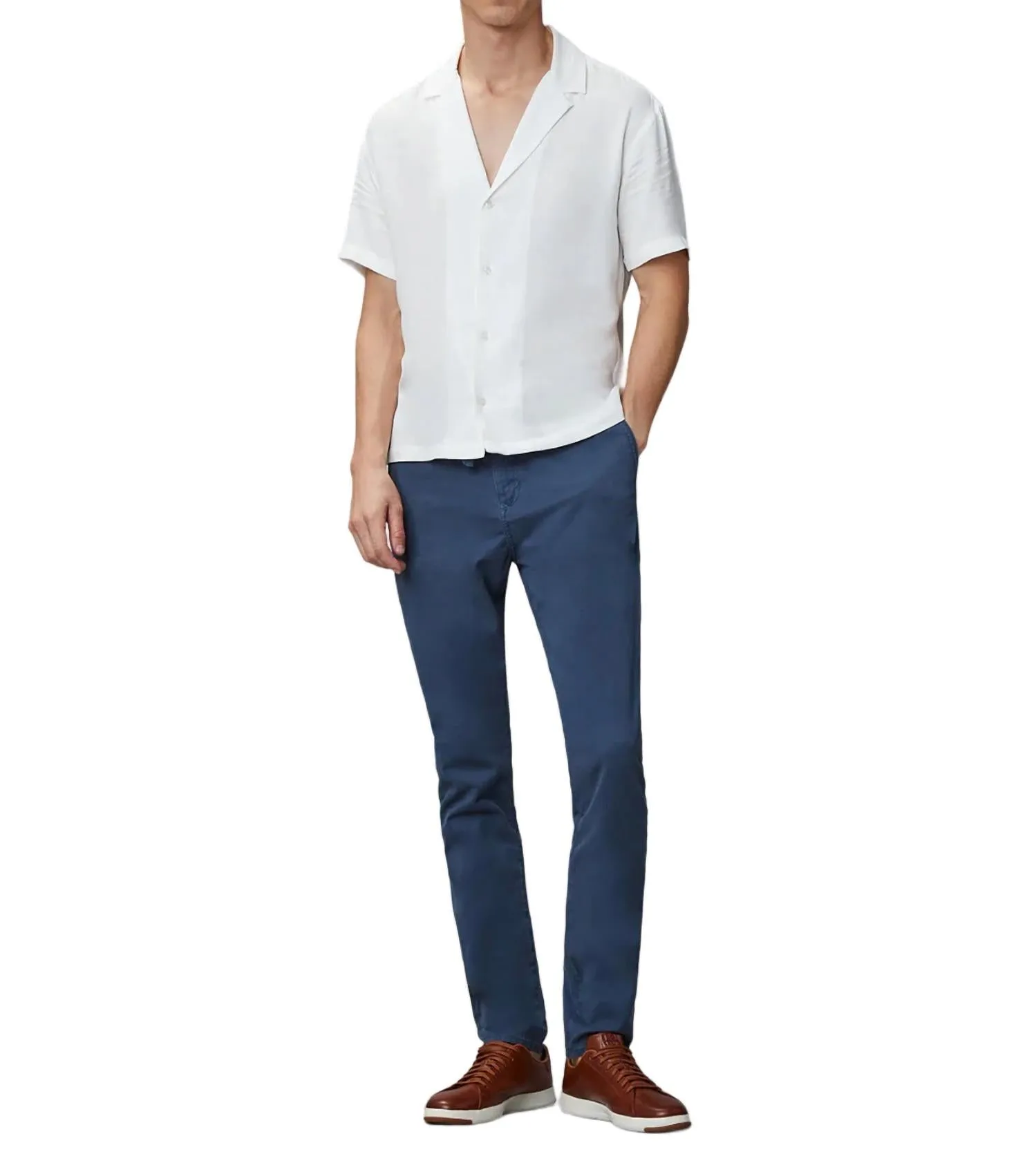 Pantalon Chino Jay Track en bleu pierre